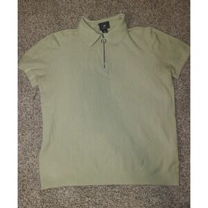 H&M Men's Green Shirt Size Slim Fit Large